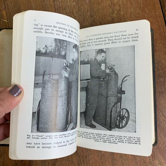 Vintage Hardcover Book The Oxy-Acetylene Weldor's Handbook 6th Edition 1960 - Picture 14 of 16